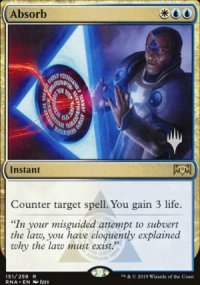 Absorption - Planeswalker symbol stamped promos