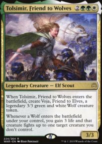 Tolsimir, ami des loups - Planeswalker symbol stamped promos