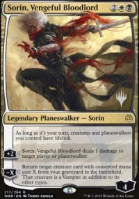 Sorin, seigneur de sang vengeur - Planeswalker symbol stamped promos