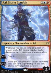 Ral, conduit de l'orage - Planeswalker symbol stamped promos