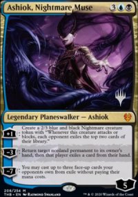 Ashiok, muse des cauchemars - Planeswalker symbol stamped promos