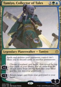 Tamiyo, collectionneuse de rcits - Planeswalker symbol stamped promos