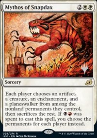 Mythe de Snapdax - Planeswalker symbol stamped promos