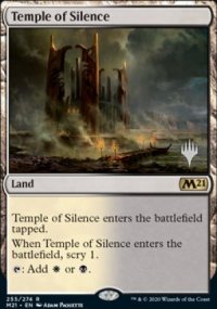 Temple du silence - Planeswalker symbol stamped promos