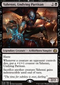 Yahenni, partisan immortel - Planeswalker symbol stamped promos