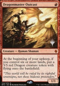 Proscrite matre-dragon - Planeswalker symbol stamped promos