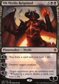 Ob Nixilis raviv - Planeswalker symbol stamped promos