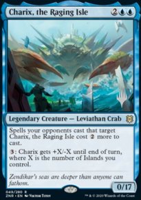 Charix, l'le enrage - Planeswalker symbol stamped promos