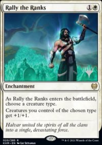 Ralliement des rangs - Planeswalker symbol stamped promos