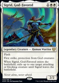 Sigrid, protge des dieux - Planeswalker symbol stamped promos