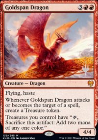 Dragon d'Orpont - Planeswalker symbol stamped promos