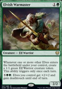 Matre de guerre elfe - Planeswalker symbol stamped promos