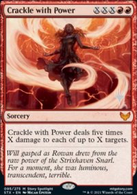 Crpitement de puissance - Planeswalker symbol stamped promos