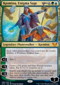 Kasmina, sage de l'nigme - Planeswalker symbol stamped promos