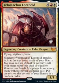 Velomachus Forsapience - Planeswalker symbol stamped promos