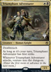 Aventurier triomphant - Planeswalker symbol stamped promos