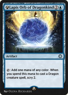 A-Orbe des dragons de lapis - MTG Arena: Rebalanced Cards