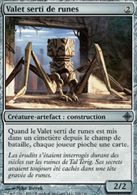 Valet serti de runes - 