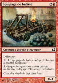 quipage de baliste - 