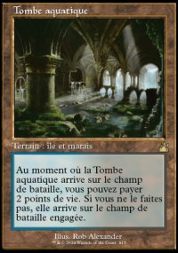 Tombe aquatique - 