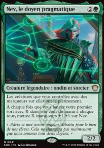 Nev, le doyen pragmatique - Secrets of Strixhaven Commander Decks