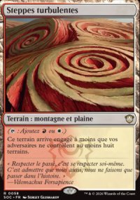 Steppes turbulentes - Secrets of Strixhaven Commander Decks