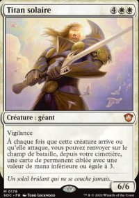 Titan solaire - Secrets of Strixhaven Commander Decks