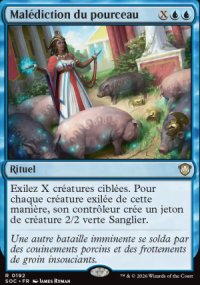 Mal�diction du pourceau - Secrets of Strixhaven Commander Decks