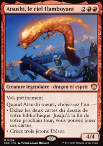 Atsushi, le ciel flamboyant - Secrets of Strixhaven Commander Decks