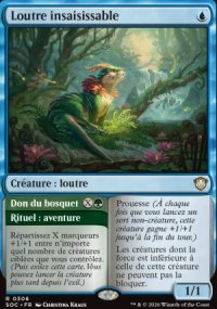 Loutre insaisissable<br>Don du bosquet - Secrets of Strixhaven Commander Decks