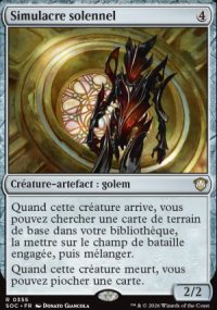 Simulacre solennel - Secrets of Strixhaven Commander Decks