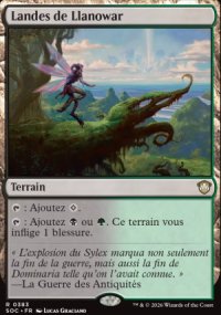 Landes de Llanowar - Secrets of Strixhaven Commander Decks