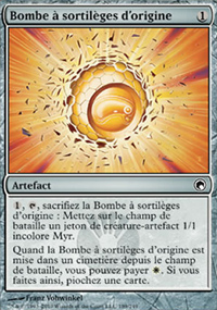 Bombe  sortilges d'origine - 