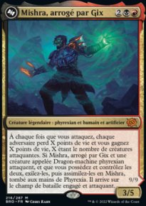 Mishra, arrog par Gix<br>Mishra, tomb aux mains de Phyrexia