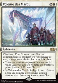 Volont des Mardu - Tarkir: Dragonstorm Commander Decks