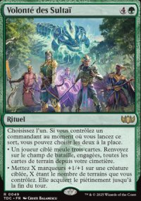 Volont des Sulta - Tarkir: Dragonstorm Commander Decks