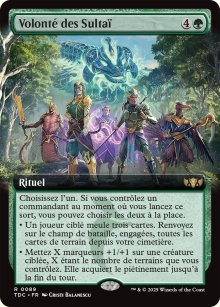 Volont des Sulta - Tarkir: Dragonstorm Commander Decks