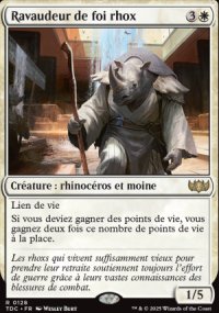 Ravaudeur de foi rhox - Tarkir: Dragonstorm Commander Decks