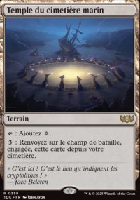 Temple du cimetire marin - Tarkir: Dragonstorm Commander Decks