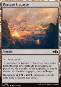 Paysage fracass - Tarkir: Dragonstorm Commander Decks