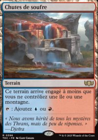 Chutes de soufre - Tarkir: Dragonstorm Commander Decks