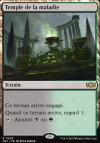 Temple de la maladie - Tarkir: Dragonstorm Commander Decks