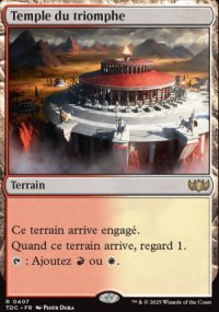 Temple du triomphe - Tarkir: Dragonstorm Commander Decks