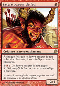 Satyre buveur de feu - 