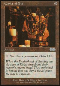 Griffes de Gix - Urza's Saga