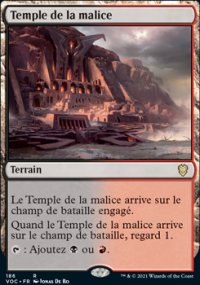 Temple de la malice - 