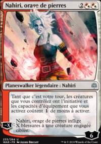 Nahiri, orage de pierres - 