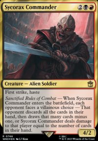 Commandant sycorax - 