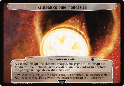 Vaisseau colonie mondasian - 