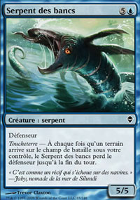 Serpent des bancs - 